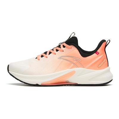 Rocket 4.0 Advanced Training Series Breathable Low-Top Running Shoes Women Running Shoes White Orange Black 122245530-1