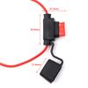 Portafusibles impermeable para coche, zócalo, adaptador TAP, Micro/Mini/Estándar ATM APM con fusible de cuchilla de 30A, coche, auto, motocicleta, moto