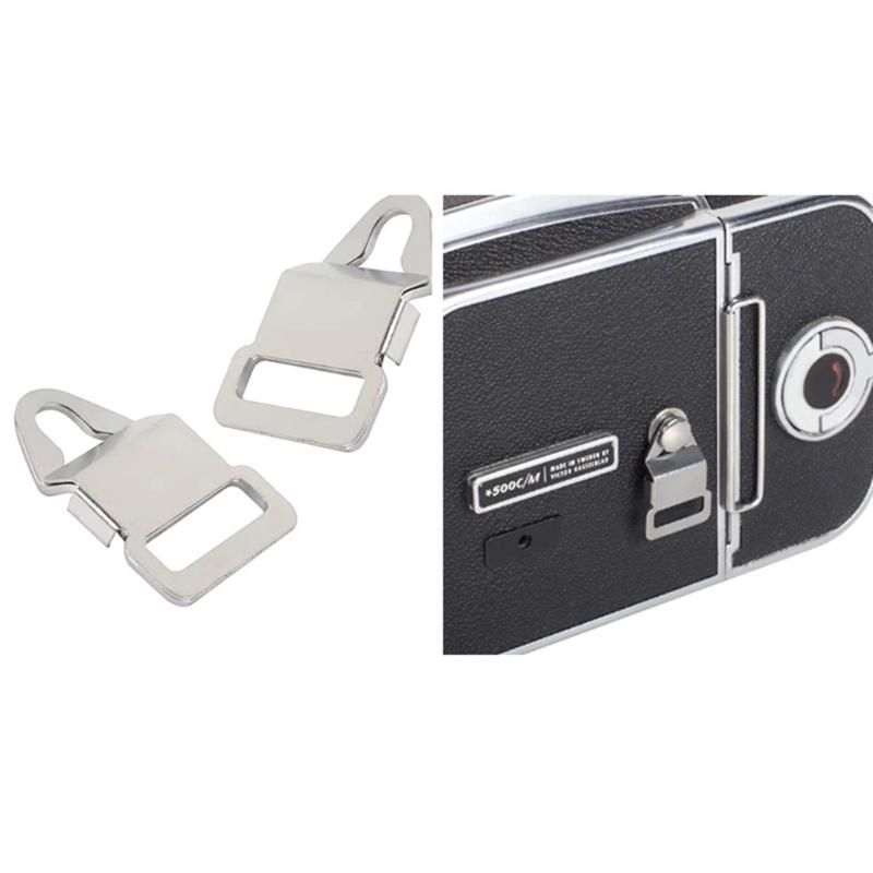 Stainless Steel Camera Strap Buckle Lugs Strap Adapter for 203, 205, 500C, 500cm, 501cm Medium Format Cameras