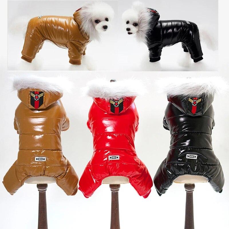 Thicken Warm Puppy Pet Coats Waterproof Dog Jacket Autumn/Winter Clothes For Dogs Chihuahua Pug French Bulldog Clothing