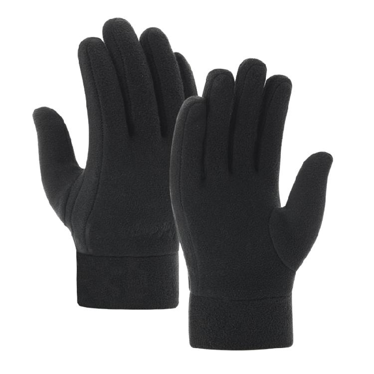 

Winter Men Fleece Gloves Wind Proof Thicken Warm Gloves Outdoor Sports Gloves чорний