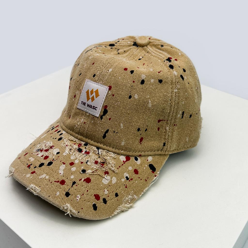 New Unisex Broken Style Letter Star Niche Baseball Hats Mesh Sunshade Personal Versatile Camo Peaked Caps Fashion Distress Retro