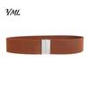 High Quality Elastic Belt Wide Waist Belt, Adjustable Stretchy with Metal for Women Square Buckle, Stylish Slimming Waistband Dresses And Jeans Casual