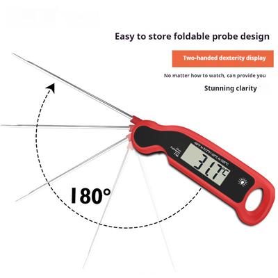 Digital Meat Thermometer Grilling Read Food Thermometer Within 1sec Touch Screen Backlight Smokers Brewing Frying Confectionery