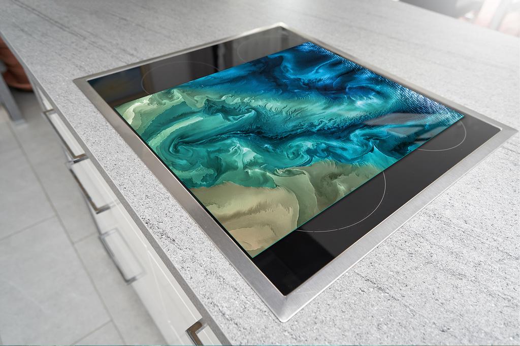 GLASS CUTTING BOARD 45x52 Marble