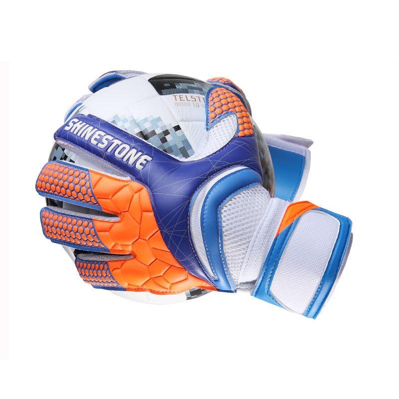 Men Kids Size Latex Professional Soccer Goalkeeper Gloves Strong Finger Protection Football Match Gloves