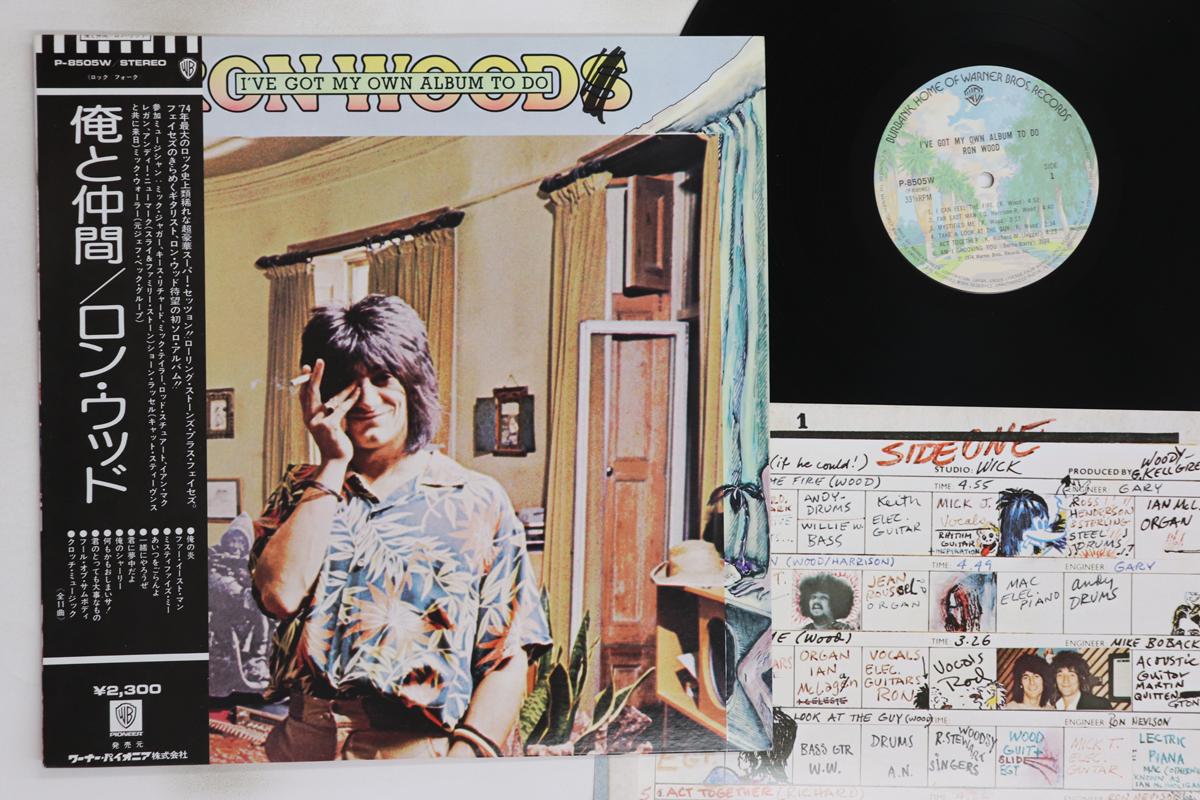 

LP Record RON WOOD - I ve Got My Own Album To Do P8505W WARNER BROS 1974 Japan Obi Rock Used