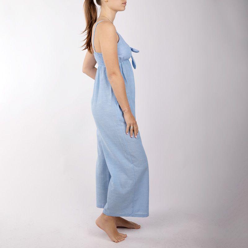 Combipantalon stellia bleu ciel avec noeud Femme LA PETITE ETOILE