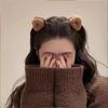1Pcs Fleece Cat Ear Hair Clip For Women, Side Hair Clip For Bangs And Loose Hair, Cute Princess Hairstyle, Shark Fin Hair Clip