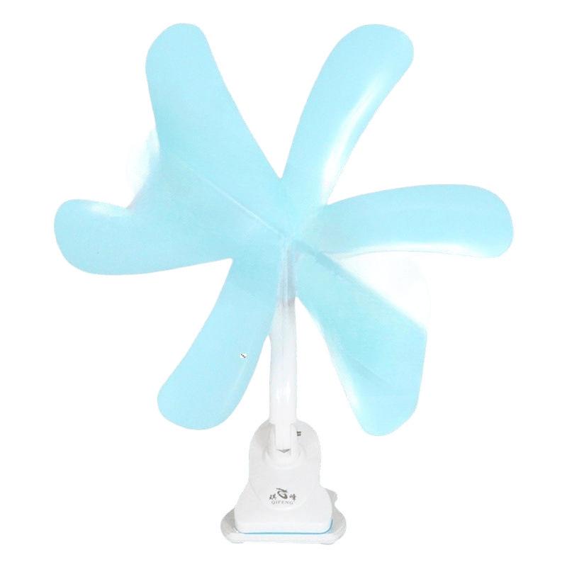 Compact Silent High-Power Mini Fan, Clip-On Bedside Fan for Dorms