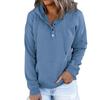 Women S Long Sleeve Loose Casual Hooded Sweatshirt With Drawstring Pockets