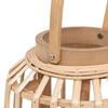 Lanterne "Rattan" saule tressé H35cm - Atmosphera createur d'interieur