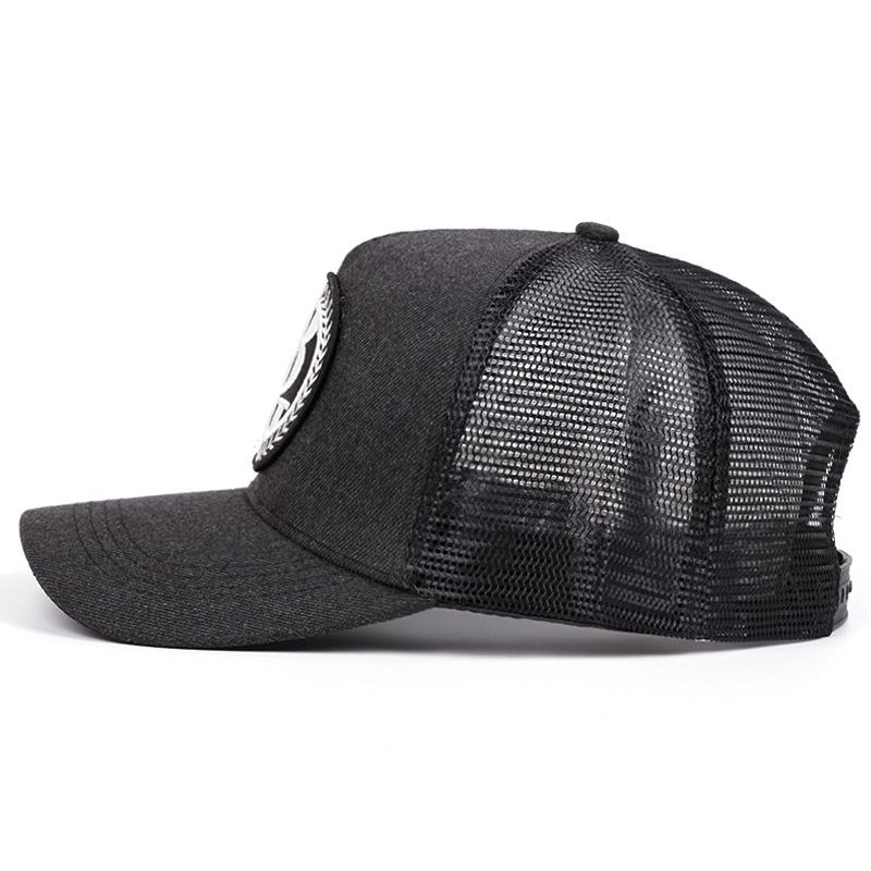 Summer Mesh Baseball Cap Women Men Three-Dimensional Letter Patch Snapback Hat Casual Breathable Unisex Street Hip Hop Trucker