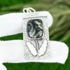 Memorial Day Deal Natural Kambaba Jasper Bezel Artisan Pendant Sterling Silver