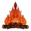 Fire Party Decor Torch Halloween Decoration Artificial Bonfire Paperboard Campfire Cardboard Flame