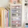 5-Tier Desktop Organizer Cute Drawer Storage Box Pen Holder and Storage Rack for Students Offices Children and Hair Accessories