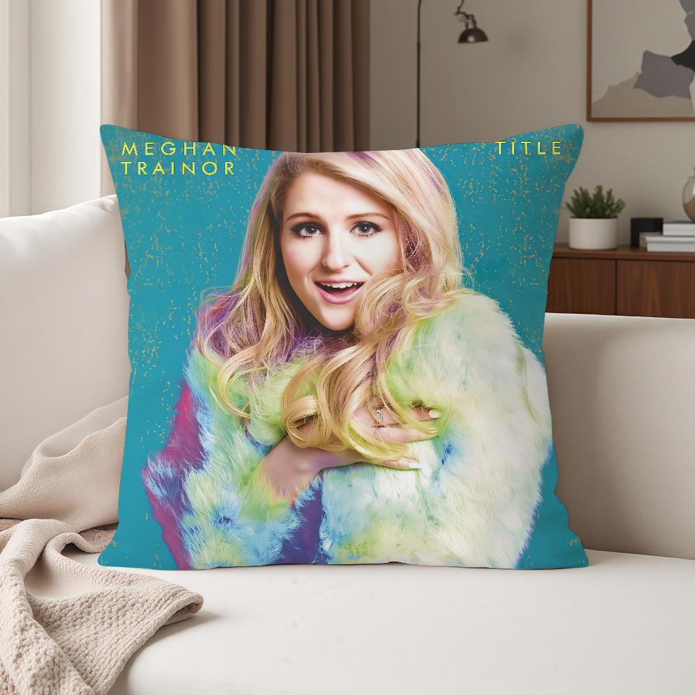 Meghan Trainor Toy With Me Pillow Case Suitable For Bedrooms Living Rooms Cars Home Decoration