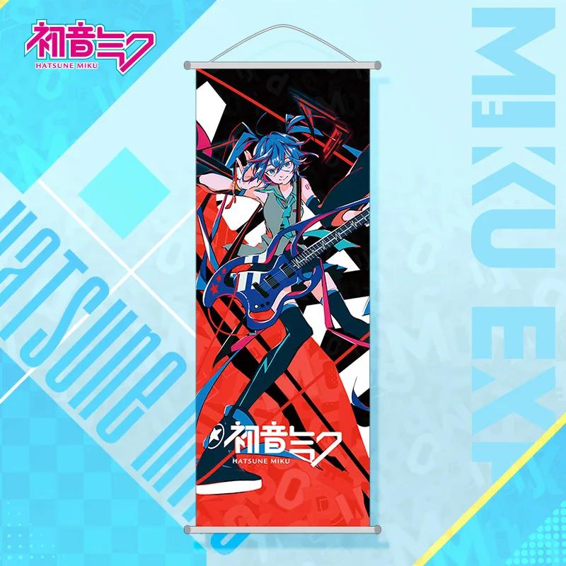 Peinture Murale Toile Déroulante Anime Hatsune Miku Toge Décoration Intérieure Affiche Anime Art Mural Décoration de Chambre Cadeau de Noël