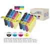 Compatible Ink Cartridge - K2PRINT - Epson XP-323 - Multi-color - Pack of 8 - ISO 9001/14001