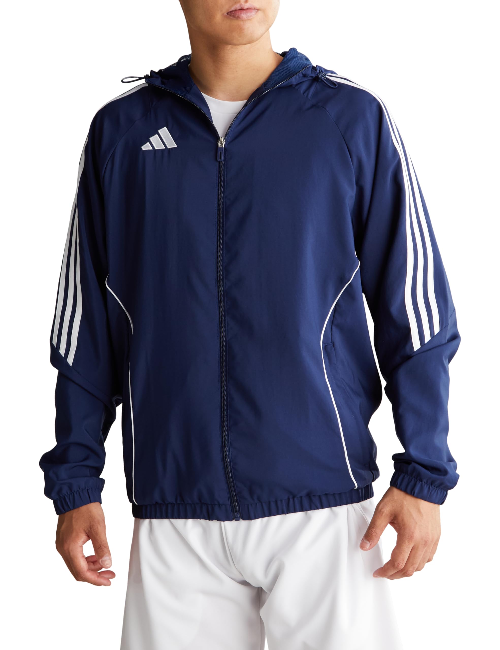 

Adidas Soccer Windbreaker Tiro 24 Wind Jacket Men s JRX08 Team Navy Blue/White (IM8812) Size L