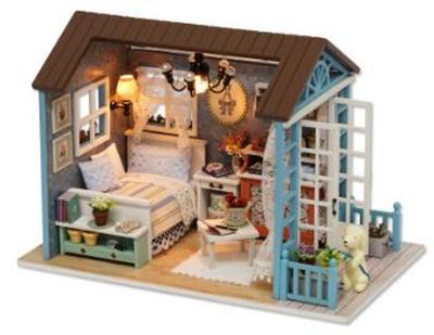 (Little Swallow) LtSw Miniature Handmade Dollhouse Cute Puppy House (Gardening)