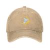 A Cute Cartoon Mouse On The Moon Baseball Cap for Unisex Women Vintage Trucker Hat Hats