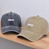 Washed Solid Color Embroidered Baseball Cap Spring and Summer American Retro Old Baseball Cap Men