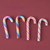 10Pcs Mini Candy Cane Christmas Decoration Red White Resin Candy DIY Crafts Xmas Pendant Navidad Home Decor 2025 New Year