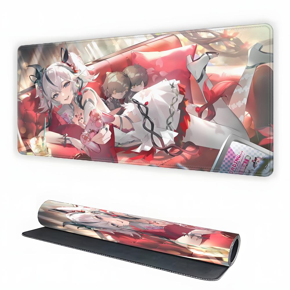 Wuthering Waves Chun Mouse Pad - XXL HD Game Character Print, Stitched Anti-Fray Edges, Non-Slip for Anime Game Enthusiasts