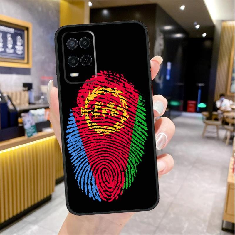 Eritrea Flag Case For Oppo A98 A18 A38 A58 A78 A60 A80 A40 A96 A76 A16 A94 A74 A54 A15 A17 A57 A77 A5 Pro