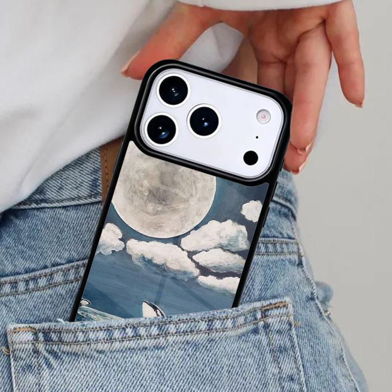 Killer Whale Orca Phone Case for iPhone 17ProMax 12 13 14 15 16e 17 Pro Max Plus Air Cover