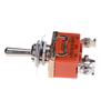 3 Terminals Orange Spdt Locking Toggle Switch 250V 15A On-Off-On