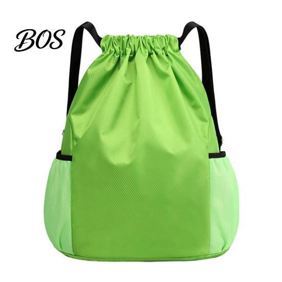 Durable Workout Backpack Sports Backpack, Drawstring Gym with Side Mesh Pockets, Travel And Waterproof for Basketball Soccer Swim Men Women