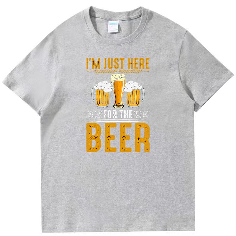 Funny Vintage Beer Gift Tshirt Summer Tops Tshirt New Arrival Goods High Quality Short Sleeve Tee Cotton Mens Tshirts