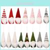 Charming Collection Of 3 Christmas Tree Hanging Gnome Plush Gonk Santa Doll Pendants For Delightful Holiday Atmosphere
