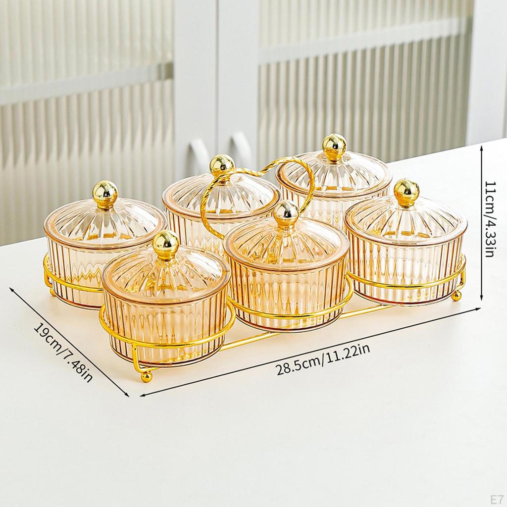 Divided Dried Fruit Plates Appetizer Serving Tray Food Storage Box Dishes for