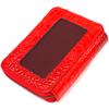 Original Women's Purse Made of Genuine Textured Leather CANPELLINI Wallet 21489 Red