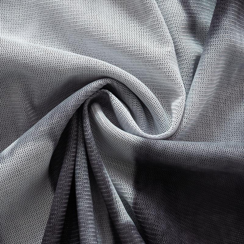 Letní evropský a americký Y2K síťovaný top slim fit s trumpetovými dlouhými rukávy