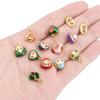 Alloy Charms Loong Boat Festival Zongzi Smiling Face Pendant for Jewelry Making DIY Bracelet Necklace