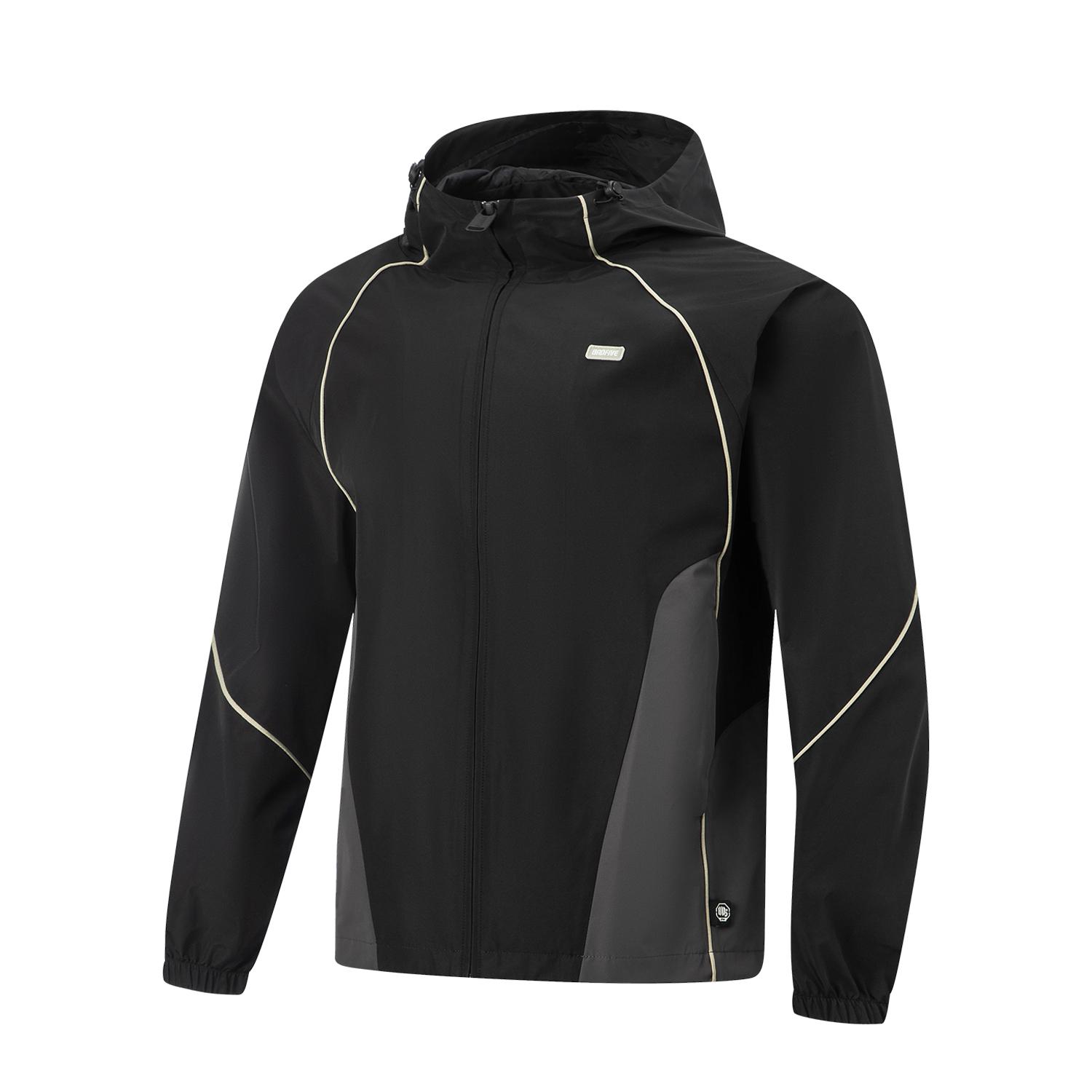 Мужская спортивная куртка Li Ning с капюшоном и застежкой-молнией, с принтом в виде букв, из баскетбольной серии AFDW033-5 M