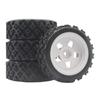 4pcs 70MM Rally Tires Rubber Tire Wheel Tyre for Tamiya XV01 XV02 TT01 TT02 PTG-2 1/10 RC Rally Racing Car Upgrade Parts