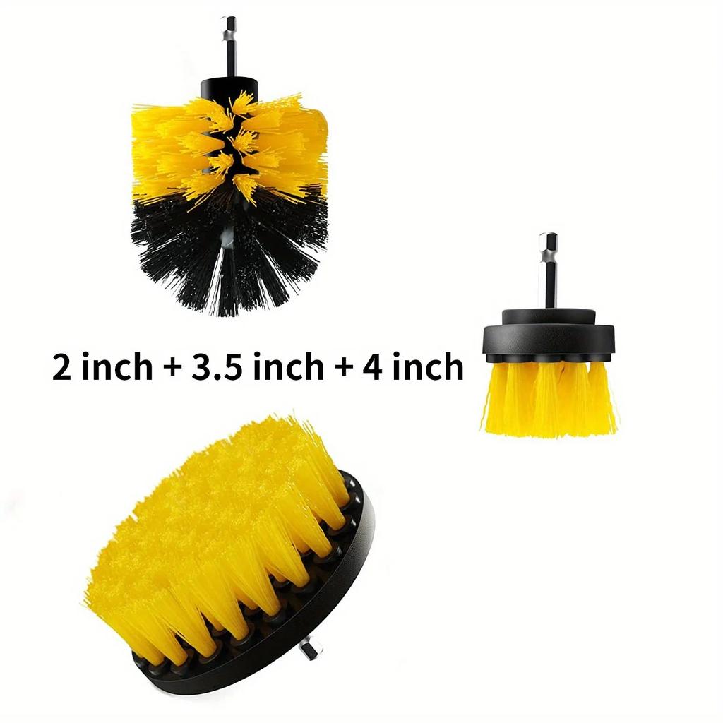 Drill Brush Accessories Set Electric Cleaner Brush with Drill Brush To Clean Showers Bathtubs Bathroom Tile Slurry Carpet