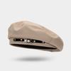 Chic Vintage-Inspired Beret Cap For Women - Lightweight Cotton, Adjustable Drawstring Closure, Perfect For Fall & Winter