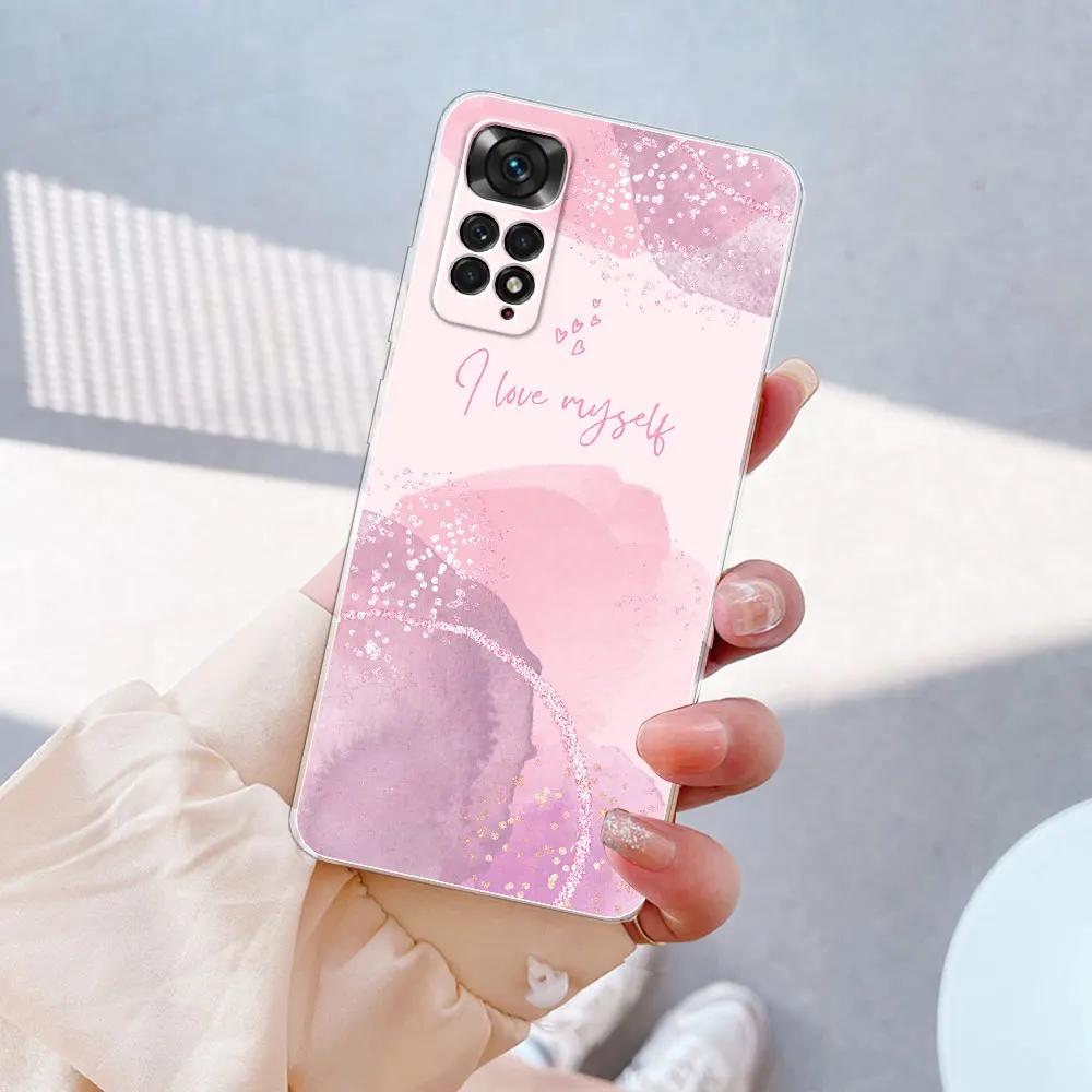 For Redmi Note 11 Case Soft Silicone TPU Phone Cover For Xiaomi Redmi Note 11S Cases Coque Redmi Note 11 Pro 4G 5G Bumper Fundas