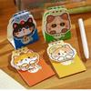 2027 Mini Desktop Calendar Cartoon Cat Prints Desk Calendar Portable Office Home Decoration