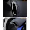 Front Air Condition AC Vent Outlet Cover Trim For Toyota CHR C-HR 2016-  Carbon Fiber Interior Accessories Car Styling