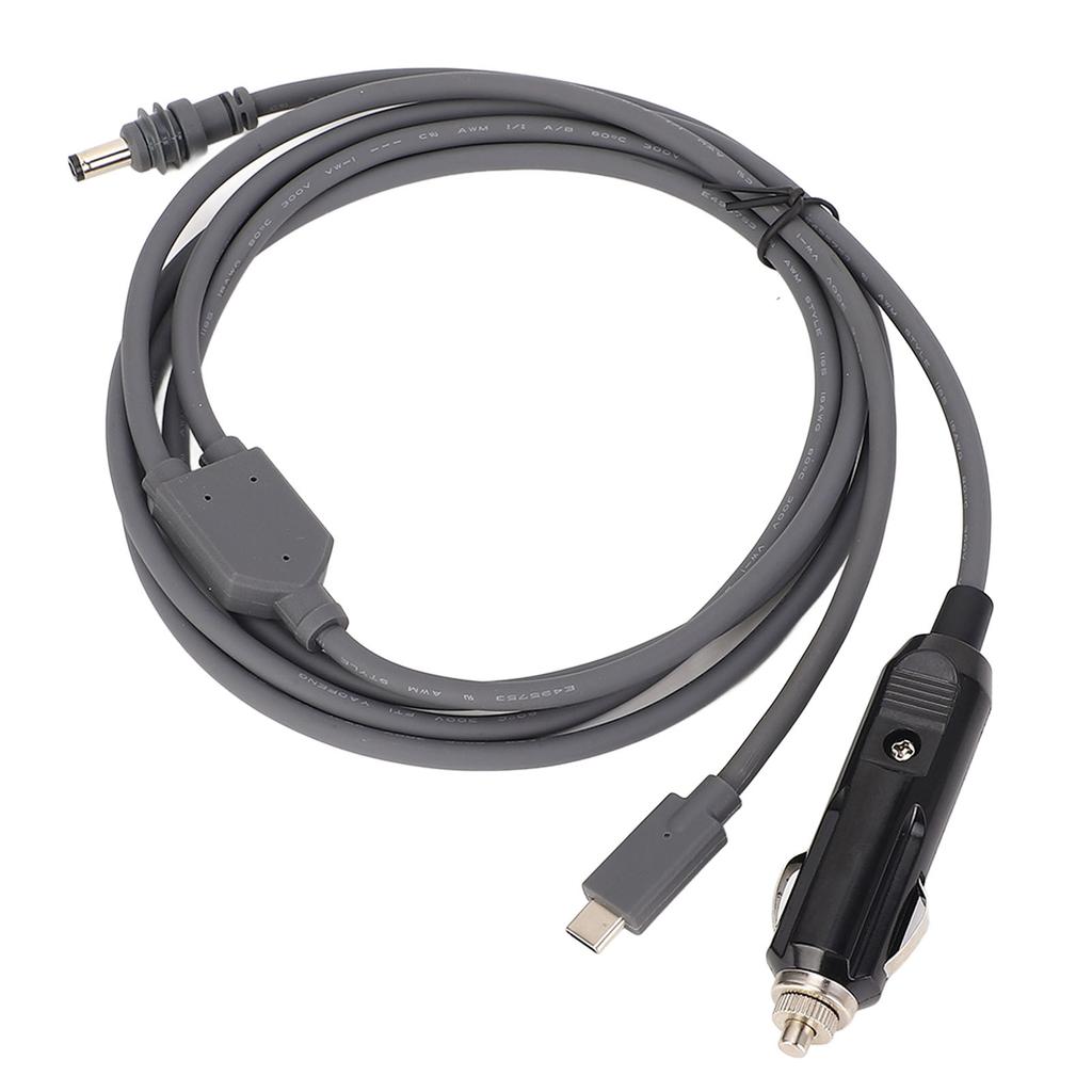7.5FT Adapter Cable 18AWG USB C and Cigar Lighter To 5.5x2.1mm DC Port Power Cord for Mini Dish
