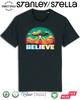 Mens UFO Spaceship Believe T-Shirt Invasion Sci-Fi  Cotton Aliens Tee