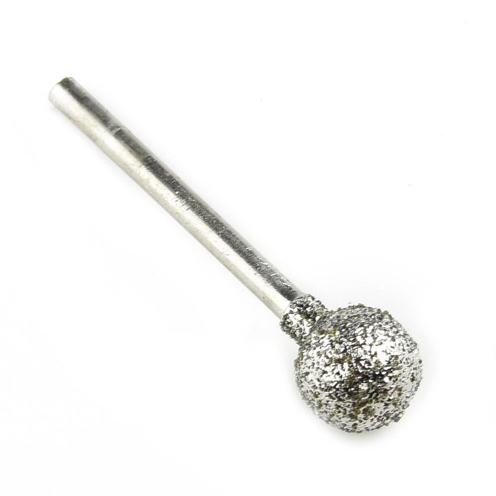 Kit Burr Drill Bit Drill Bits Round Ball 3mm Shank