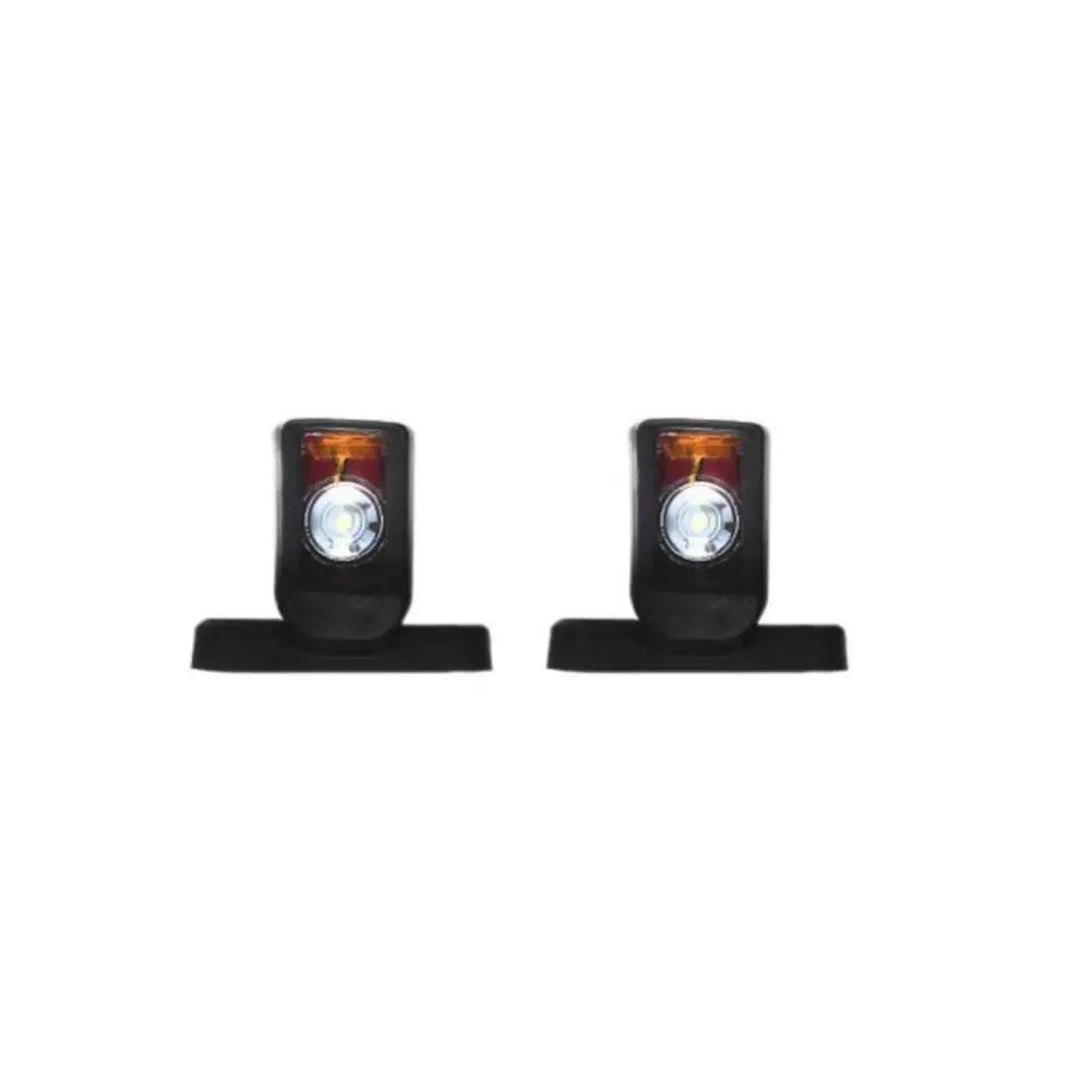 

12/24V LED Side Marker Light - White Red Yellow Indicator Lamp For Trailer Truck Van Lorry, Multi-Functional Trailer Side I U2A6